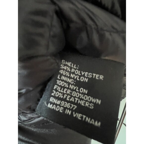 a.n.a Coat Small A New Approach Packable Premium Down Women's Coat Black S - Picture 4 of 7